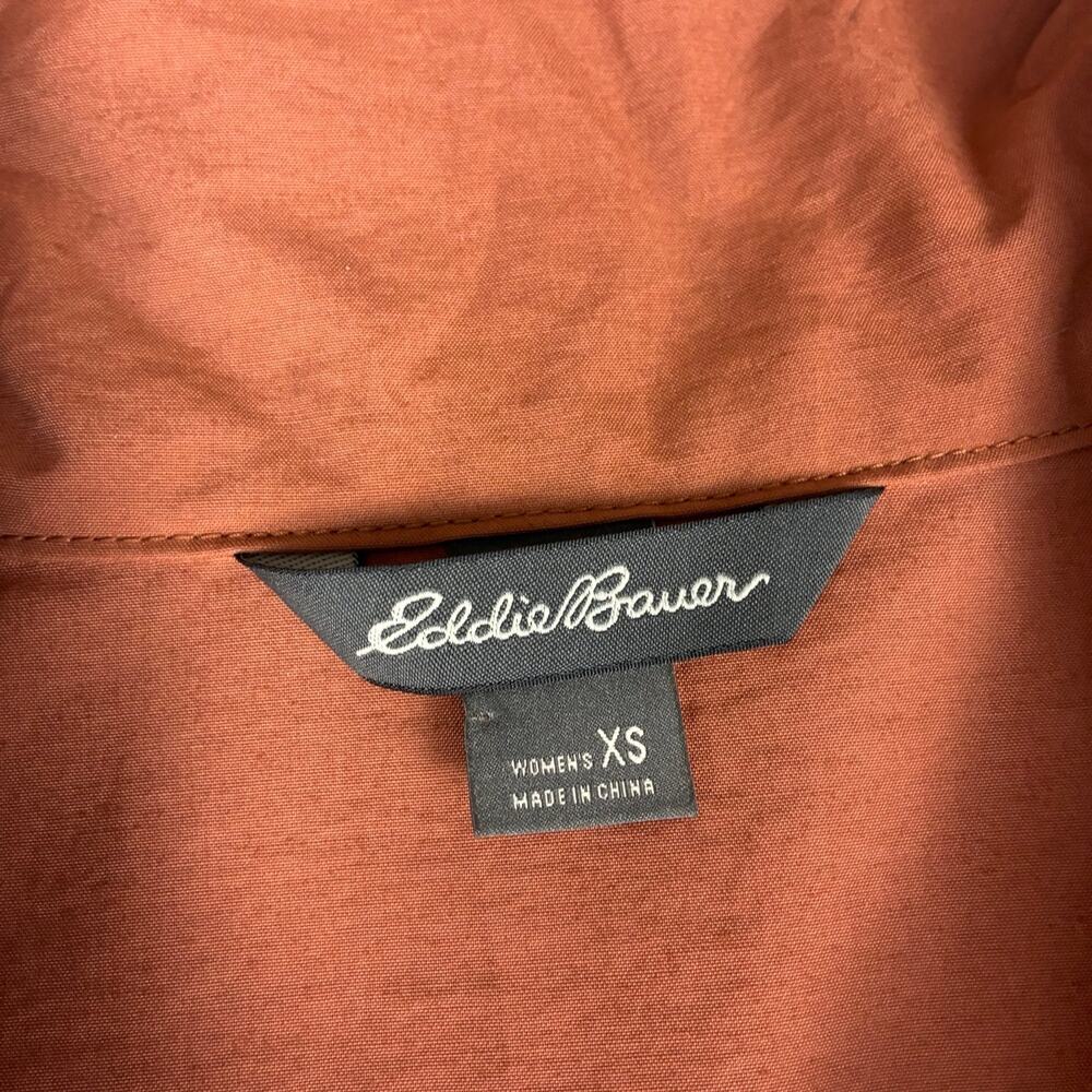 NWT Eddie Bauer EB Trekker Vest Cocoa Brown Full Snap Utility Vest Size XS - Picture 5 of 12